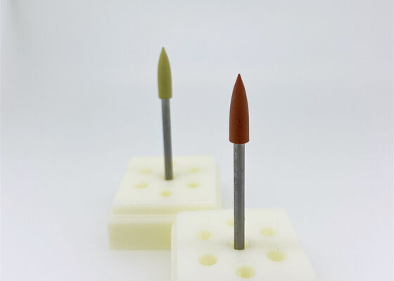 qualité  4.0mm Sintered Diamond Disc Dental Lab Rubber Polishing Bur For Lithium Disilicate Usine